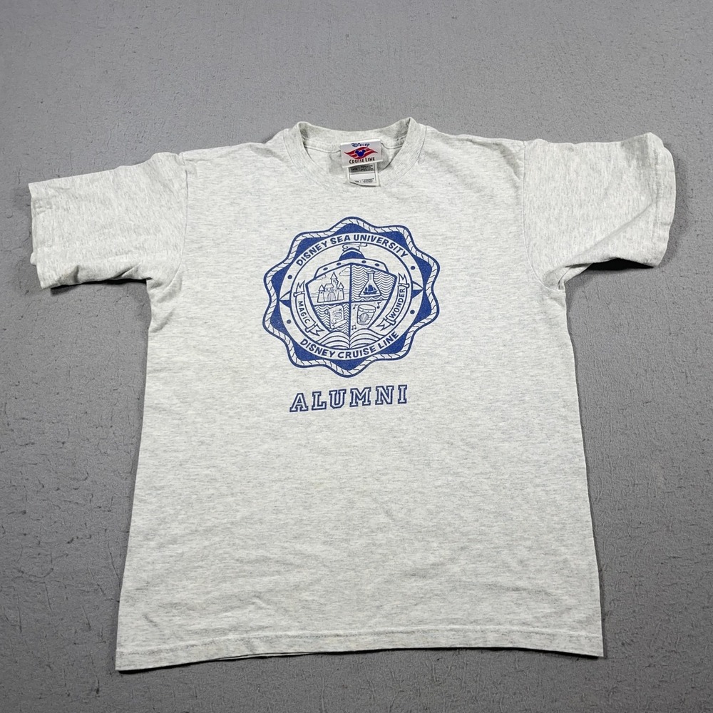 Disney‎ Cruise Line Shirt Youth Large Sea University Alumni Magic Wonder Cruise